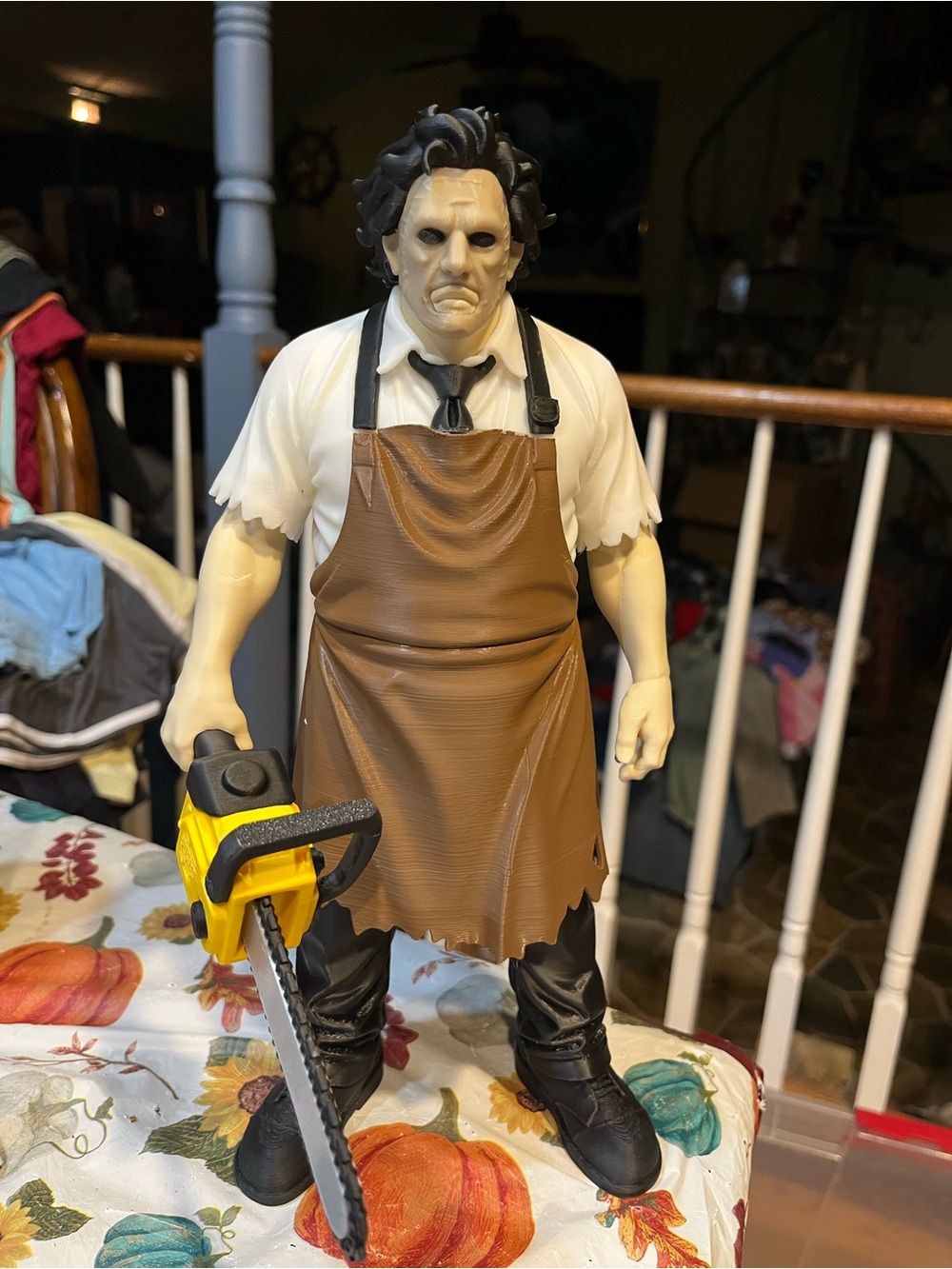 3d. Leather face